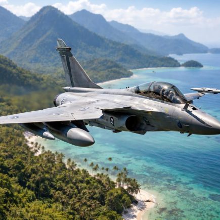 avion-rafale-montagnes-mer-ensoleille