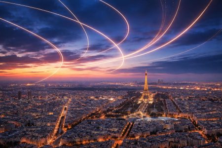ciel-lignes-avions-tour-eiffel