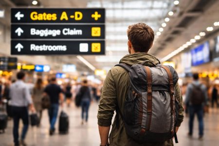 voyageur-sacados-aeroport-panneaux-electroniques