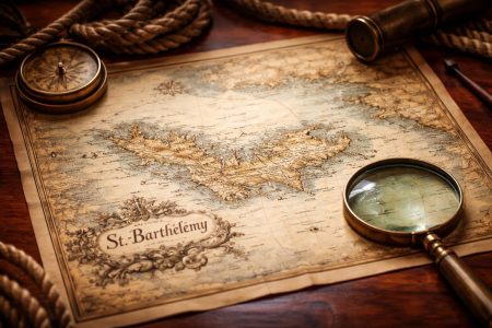carte-ancienne-navigation-boussole-loupe